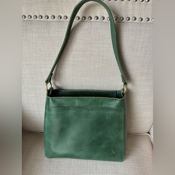 Portland Leather Goods Triangle Shoulder Bag Purse-Almost Perfect - Picture 2 of 9